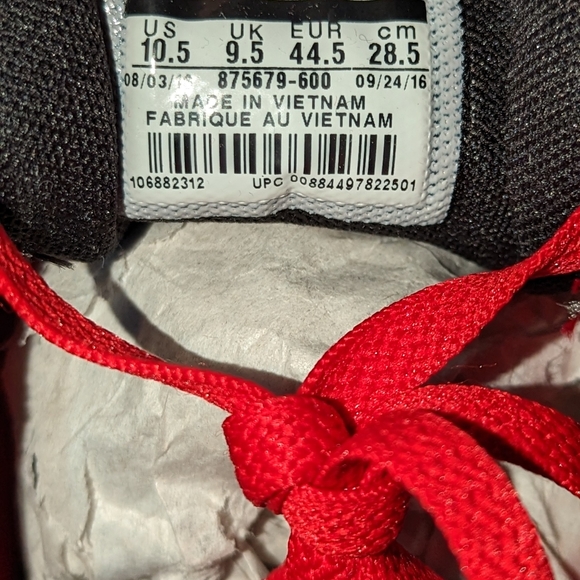 Size 10.5 - Nike Air Max 1 Ultra 2.0 Essential University Red - Picture 6 of 8